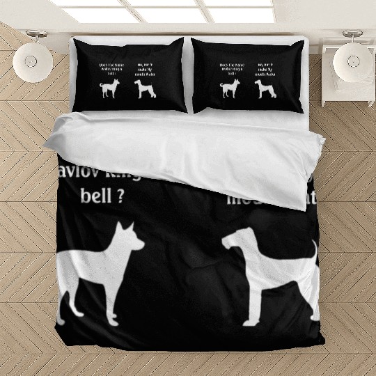 Does The Name Pavlov Ring a Bell Funny Psychology Bedding Sets