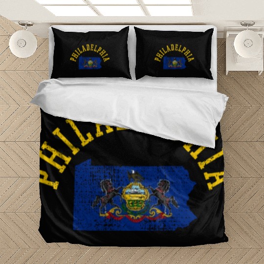 Embrace Your Inner Patriot: Philadelphia USA Flag Bedding Sets