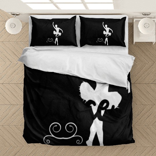 Elegant Ballet Dancer Graceful Moves Bedding Sets