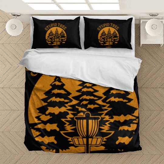 Stupid Tree Disc Golf Frisbee Bedding Sets