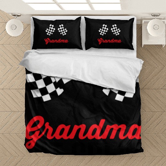 Grandma Pit Crew for Racing Party Costume Team Bedding Sets