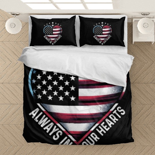 memorial day Always in Our Hearts Bedding Sets