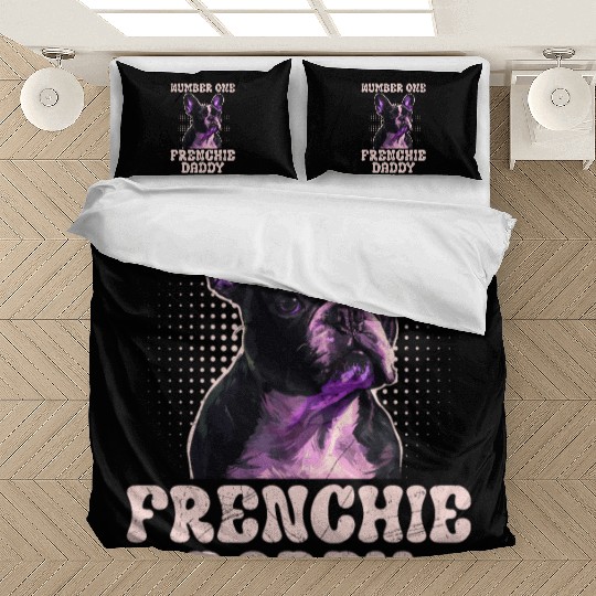 French Bulldog Number One Frenchie Daddy Bedding Sets