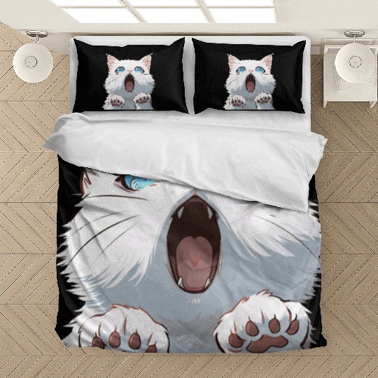 PURRCRAFT - Shocked Cat - C Bedding Sets