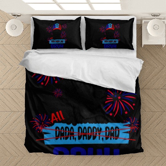 Mens Novelty fun U.S. for All American Dada Daddy Bedding Sets