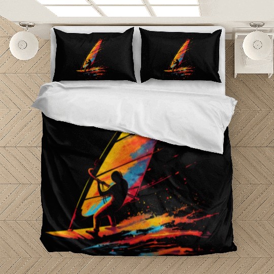 Windsurfing 90s Look Bedding Sets