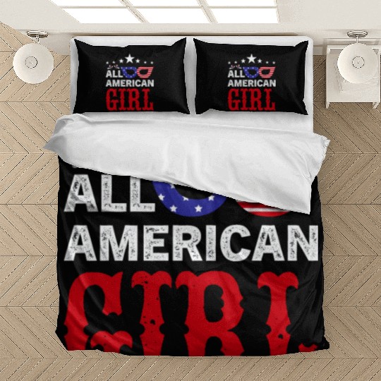 All American girl US Independent day Bedding Sets
