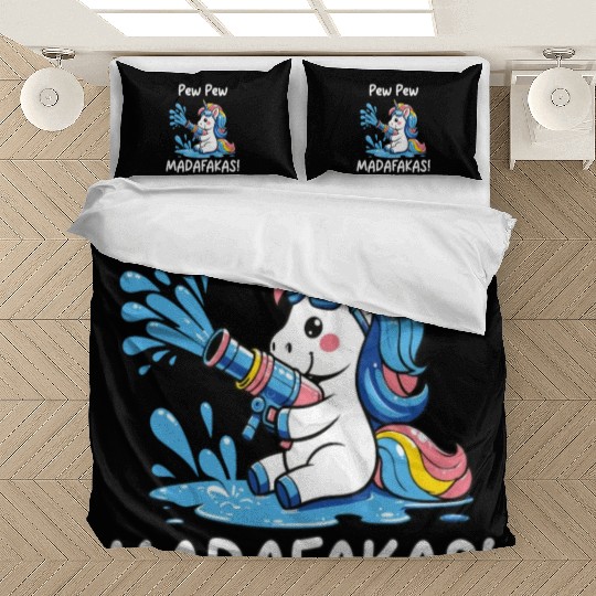 Funny | Hilarious Gift Idea | Pew Pew Madafakas Bedding Sets