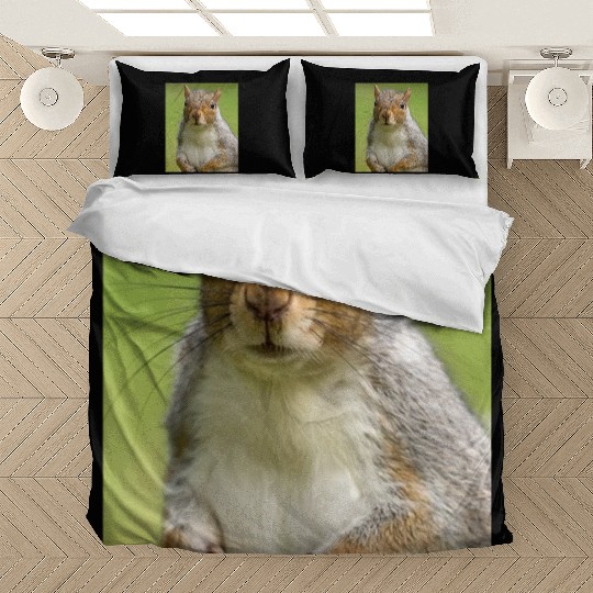 Squirrel Photo Chipmunk Animal Lover Wildlife Pun Bedding Sets