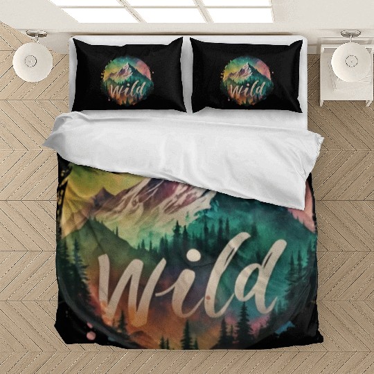 Landscape Mountains Wilderness Bedding Sets