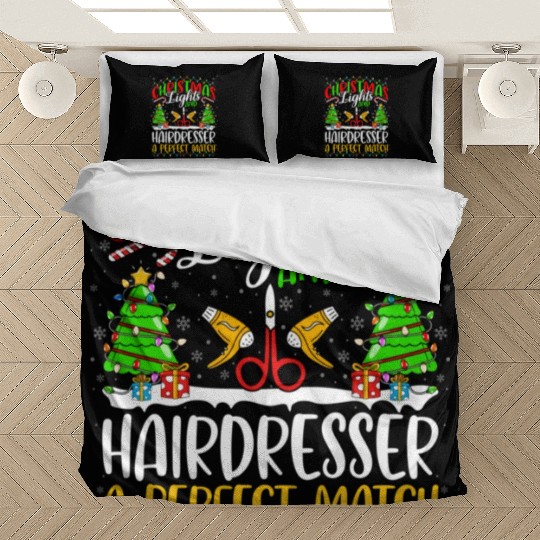 Christmas Light Hairdresser Xmas Bedding Sets