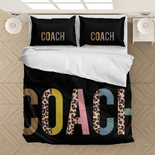 Fitness Heath Coaching Dietitian Leopard Print Hea Bedding Sets