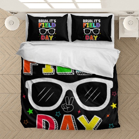 Bruh It's Field Day for Teacher Boys Bedding Sets
