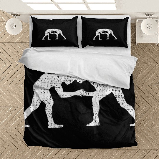 Wrestler Wrestle Wrestling Vintage Bedding Sets