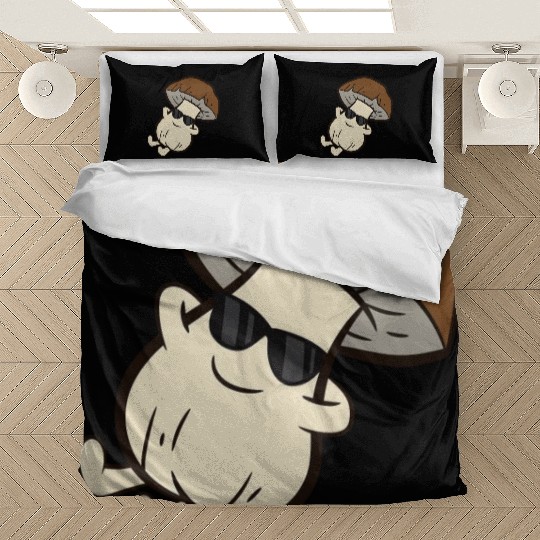 Cute Mushroom Fruit Relaxing Lazy Mushroom Bedding Sets