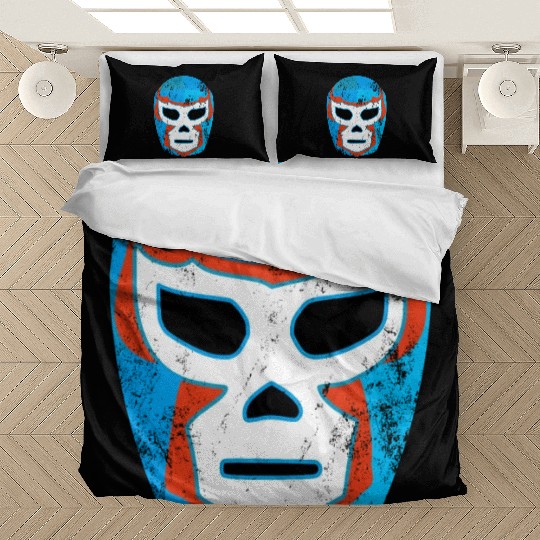 Wrestling Lucha Libre Mexican Luchador Mask Retro Bedding Sets