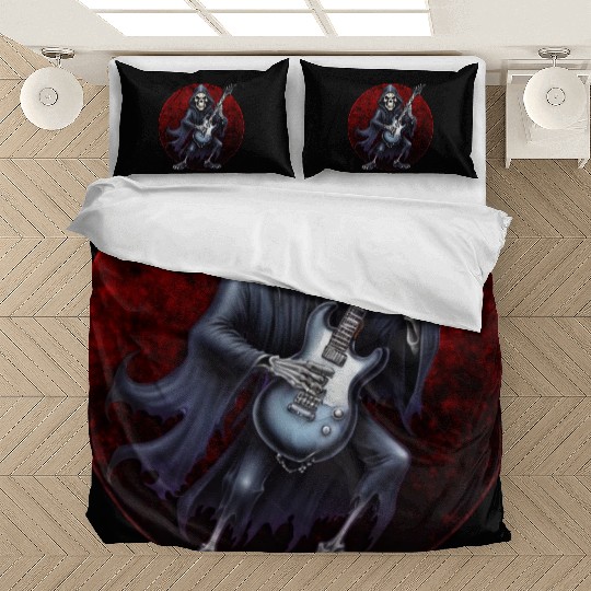 AI Reaper with Electric Guitar Bedding Sets