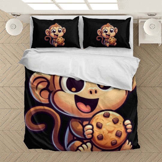 Chimpanzee with Cookie Sweet Treat Bedding Sets