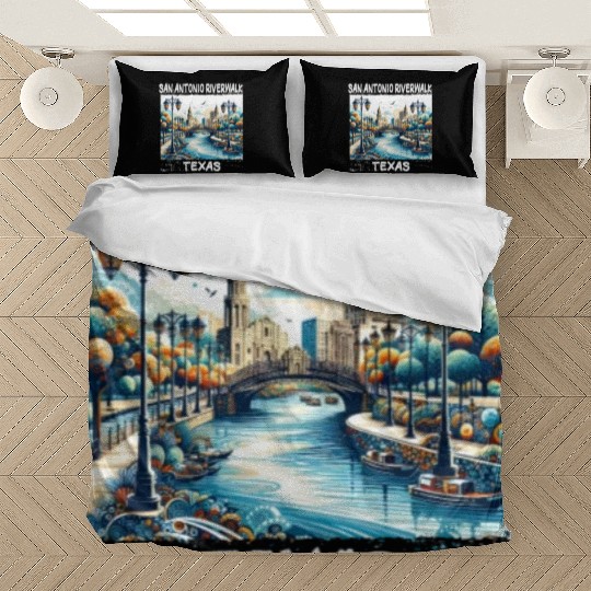 San Antonio Riverwalk Bedding Sets