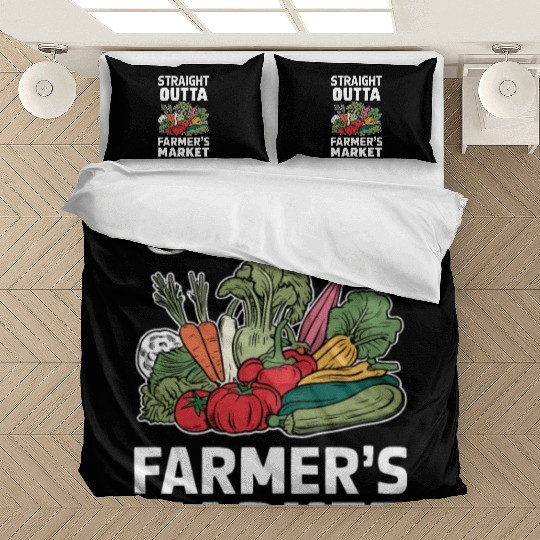 Farmers Market Farmer Agriculture Farming Food Bedding Sets