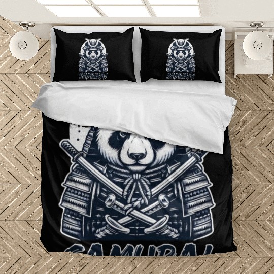 Warrior Panda: Embrace the Spirit of the Samurai Bedding Sets