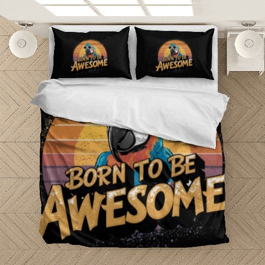 Macaw Parrot for a Bird Lover Animal Lover Bedding Sets