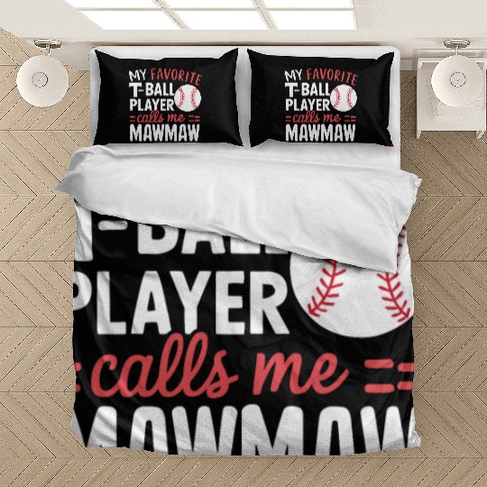 Baseball Grandma Grandmother Grandparents Day Bedding Sets