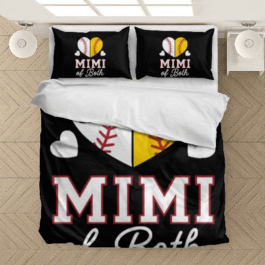 Baseball Grandma Grandmother Grandparents Day Bedding Sets