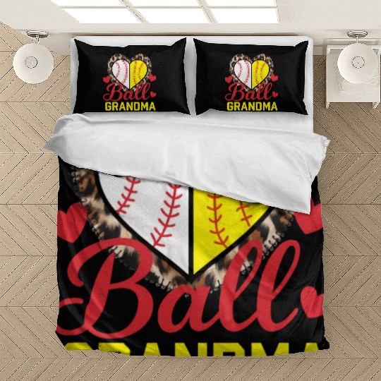 Baseball Grandma Grandmother Grandparents Day Bedding Sets