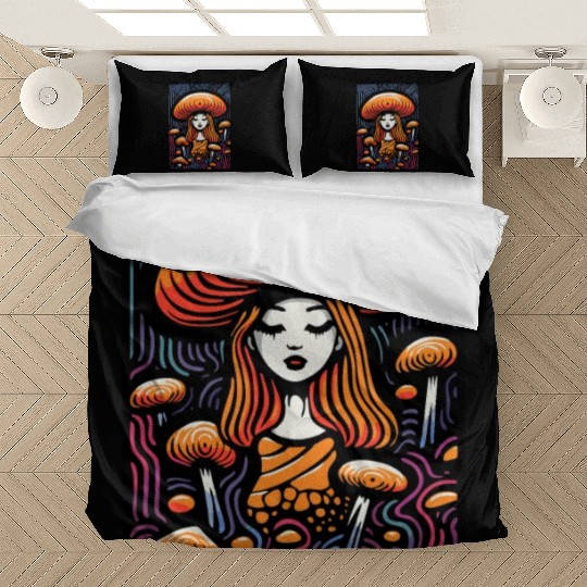 Forest Mushroom Princess Bedding Sets