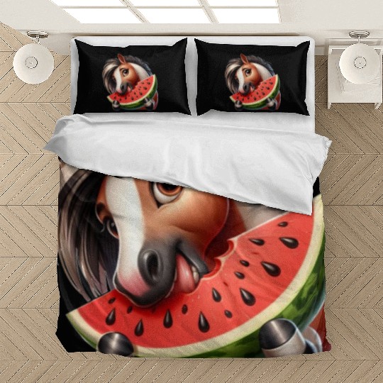 Horses Horse Lover Farmer Melon Summer Bedding Sets