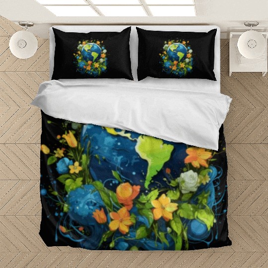 Respect Your Mother Earth Day Save Our Planet Bedding Sets