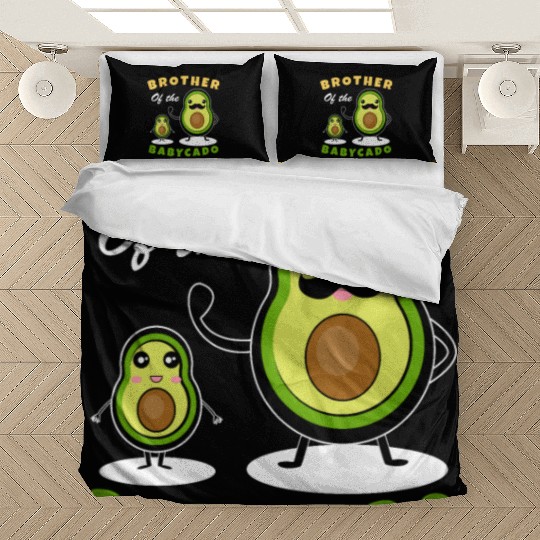 Cute Avocado Family Matching cool for brother Bedding Sets
