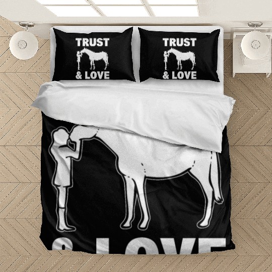 Equestrian Sports Horse Rider Bedding Sets