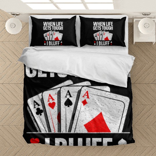 Poker Design Card Player Gambling Casino Bedding Sets