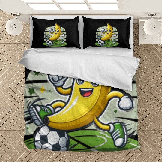 Banana Soccer Bedding Sets