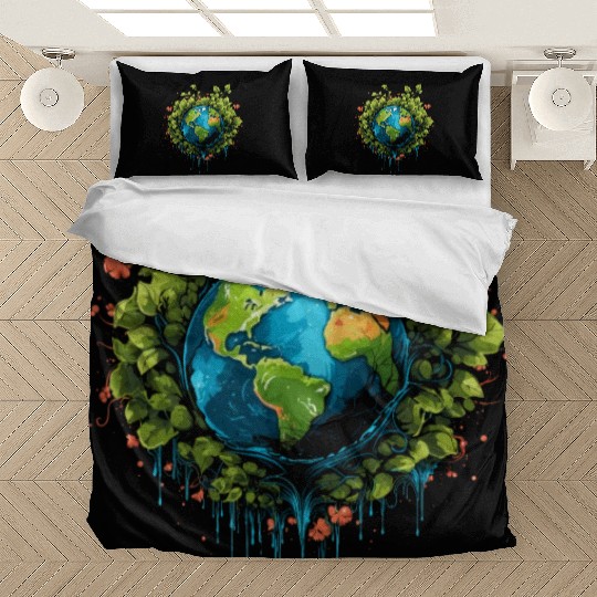 Respect Your Mother Earth Day Save Our Planet Bedding Sets