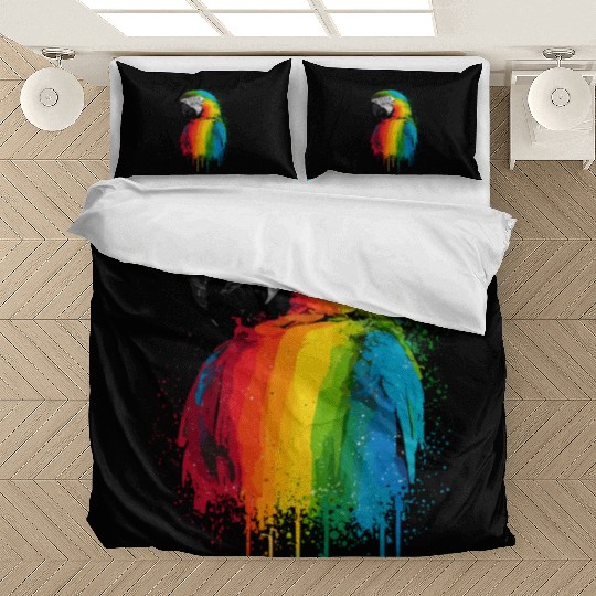 Macaw Parrot for a Bird Lover Animal Lover Bedding Sets
