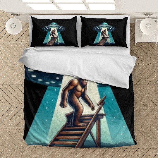 Bigfoot and the UFO Bedding Sets
