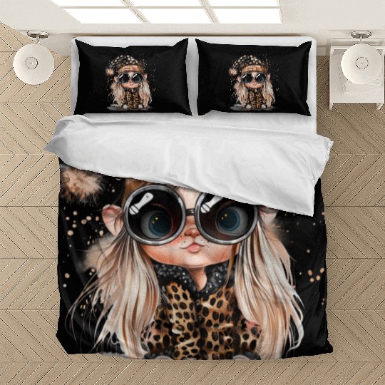 Leopard Print Gnome Clipart Images, Girly Bedding Sets