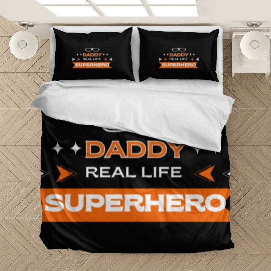 Daddy Real Life Superhero Cool Bedding Sets