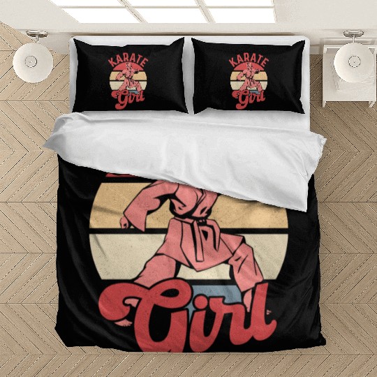 Karate Girl Karateka Self Defence Fighter Bedding Sets