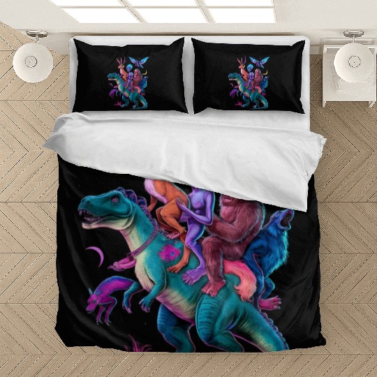 Cryptozoology Cryptid Bigfoot Jackalope Mothman Bedding Sets