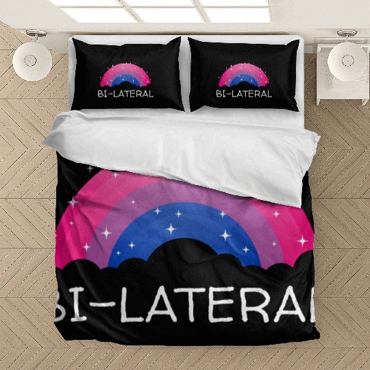 Bilateral Bisexual LGBTQ Bi Pride Asexual Pride Mo Bedding Sets