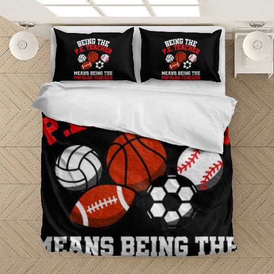 PE Teacher Physical Education Teacher Bedding Sets