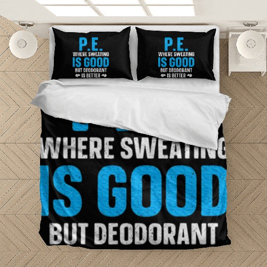 PE Teacher Art Gym Teacher Appreciation Bedding Sets