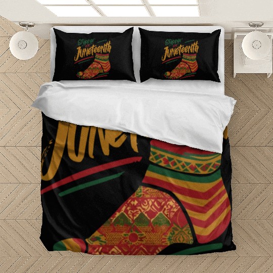 Stepping into juneteenth 1865 independence day Bedding Sets