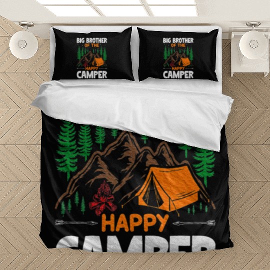Big Brother of The Happy Camper Hiking Lover Bedding Sets