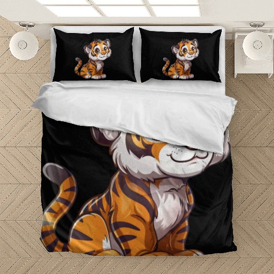 Adorable Tiger Cub Captivating Eyes Bedding Sets