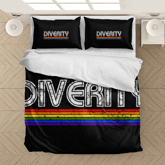 Love Is Love Gay Pride Colors Of Rainbow LGBTQ+ Bedding Sets